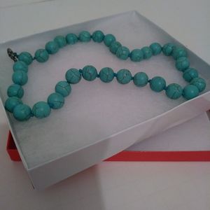🍒 Turquoise Beads Necklace